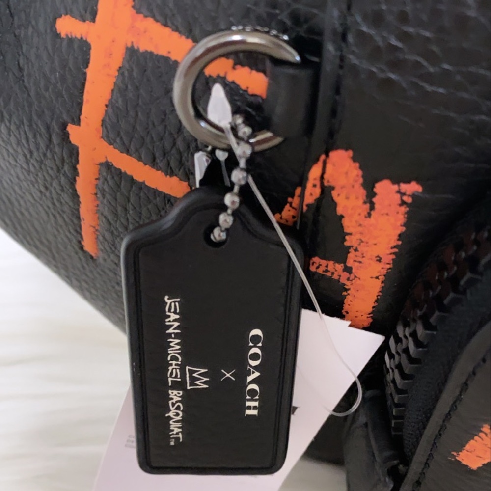 New💃Coach Coach X Jean Michel Basquiat Track Belt Bag - Picture 10 of 14